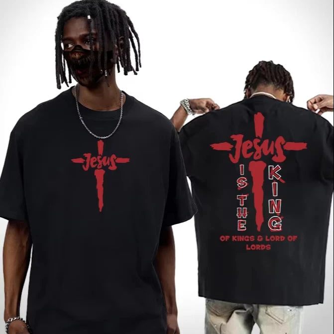 Jesus is King Men's T Shirt, Casual