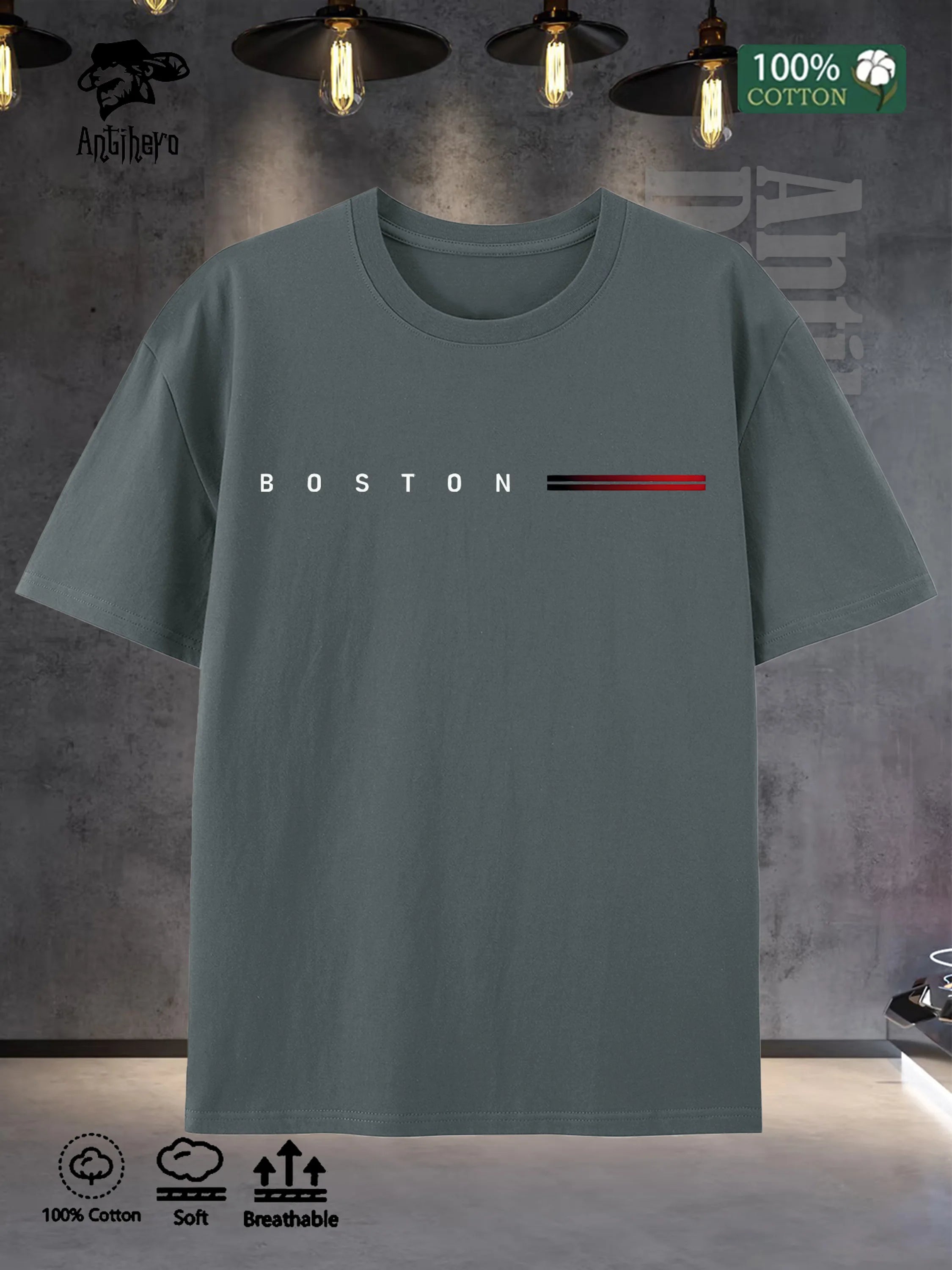 Boston Men's Tee Oversized