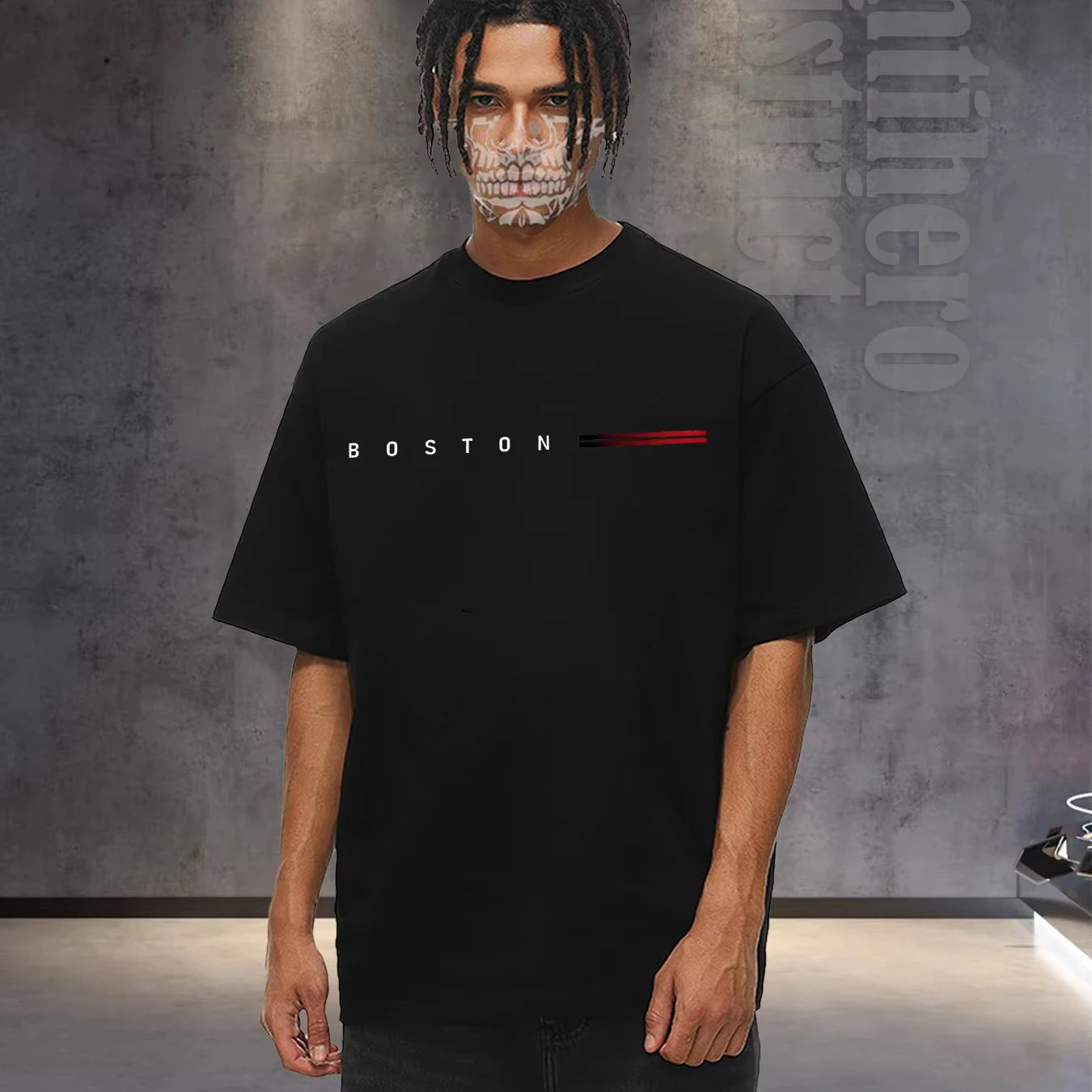 Boston Men's Tee Oversized