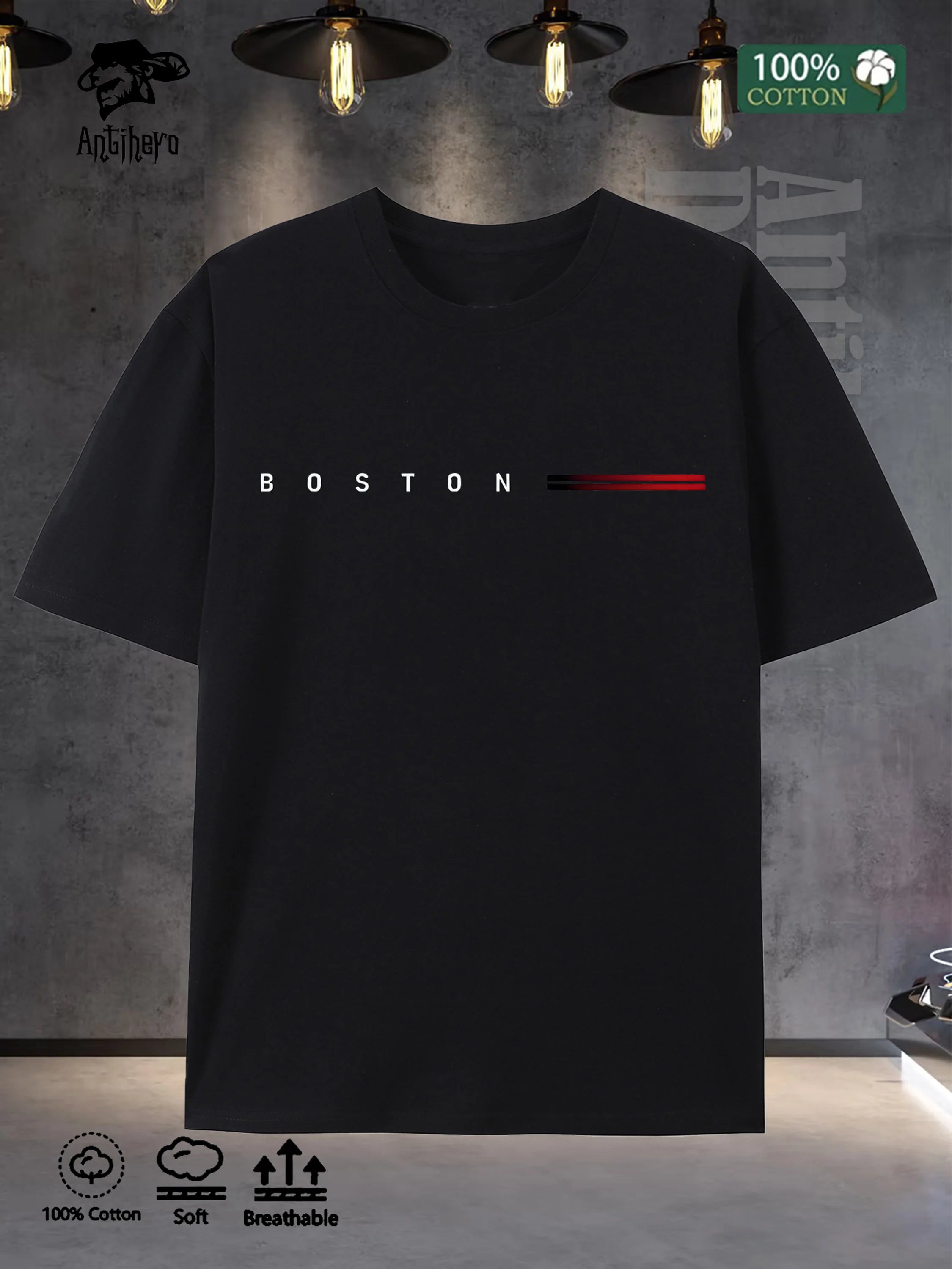 Boston Men's Tee Oversized