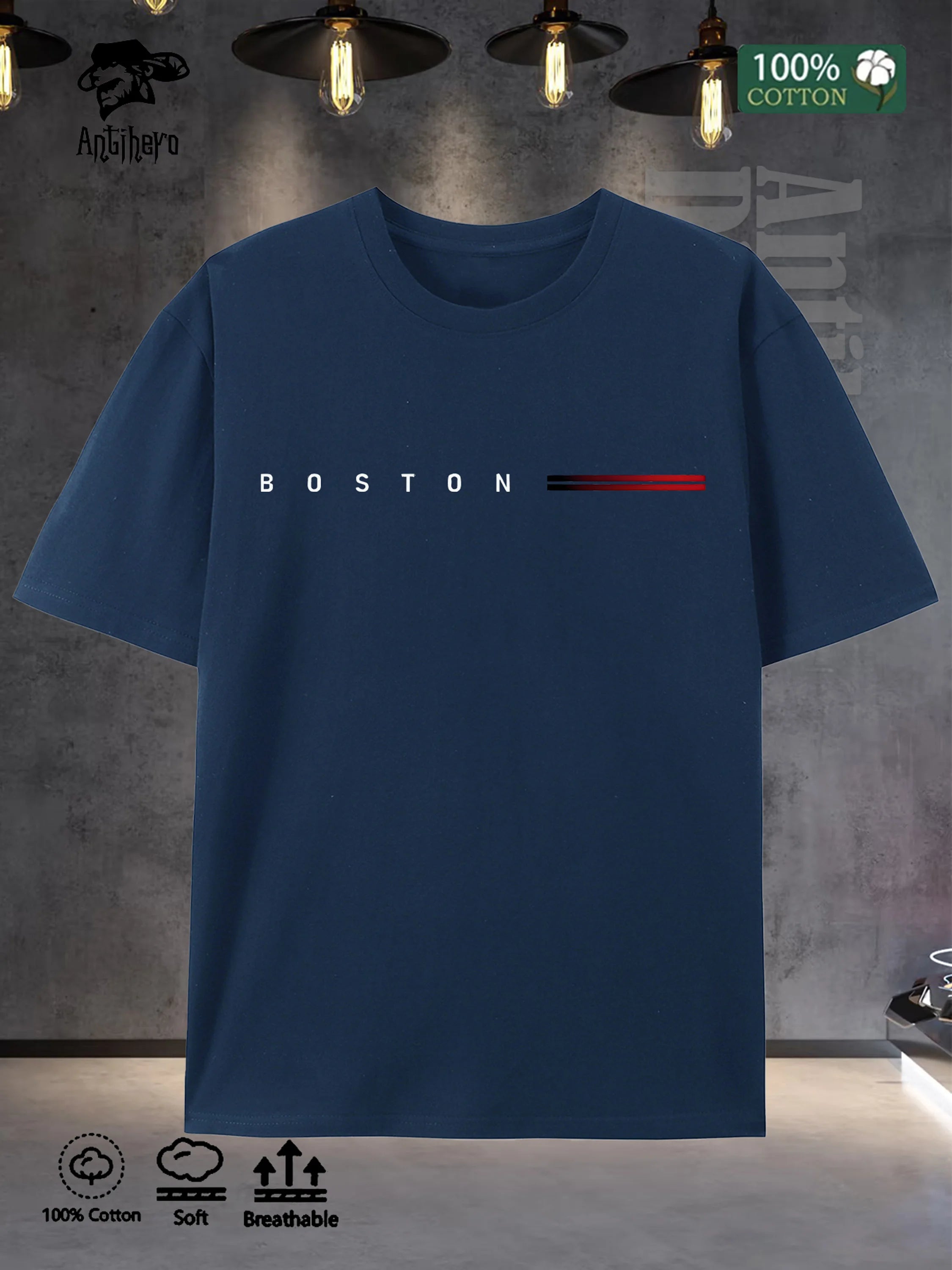Boston Men's Tee Oversized