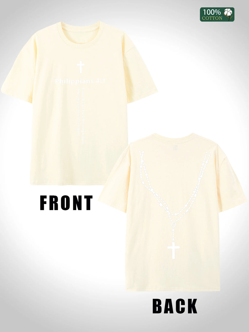 Philippians Men's Oversized T Shirts