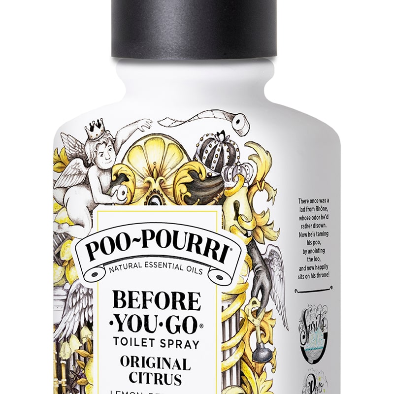 PooPourri Original Citrus (4oz.)  Lemon + Bergamot + Lemongrass
