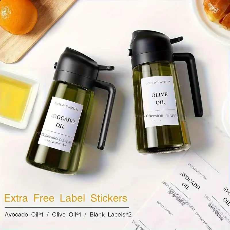 Sprayable and Pourable Oil Bottle