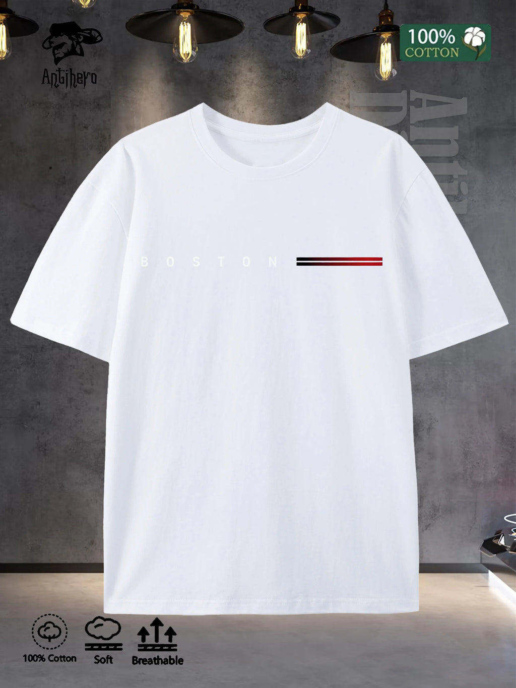 Boston Men's Tee Oversized